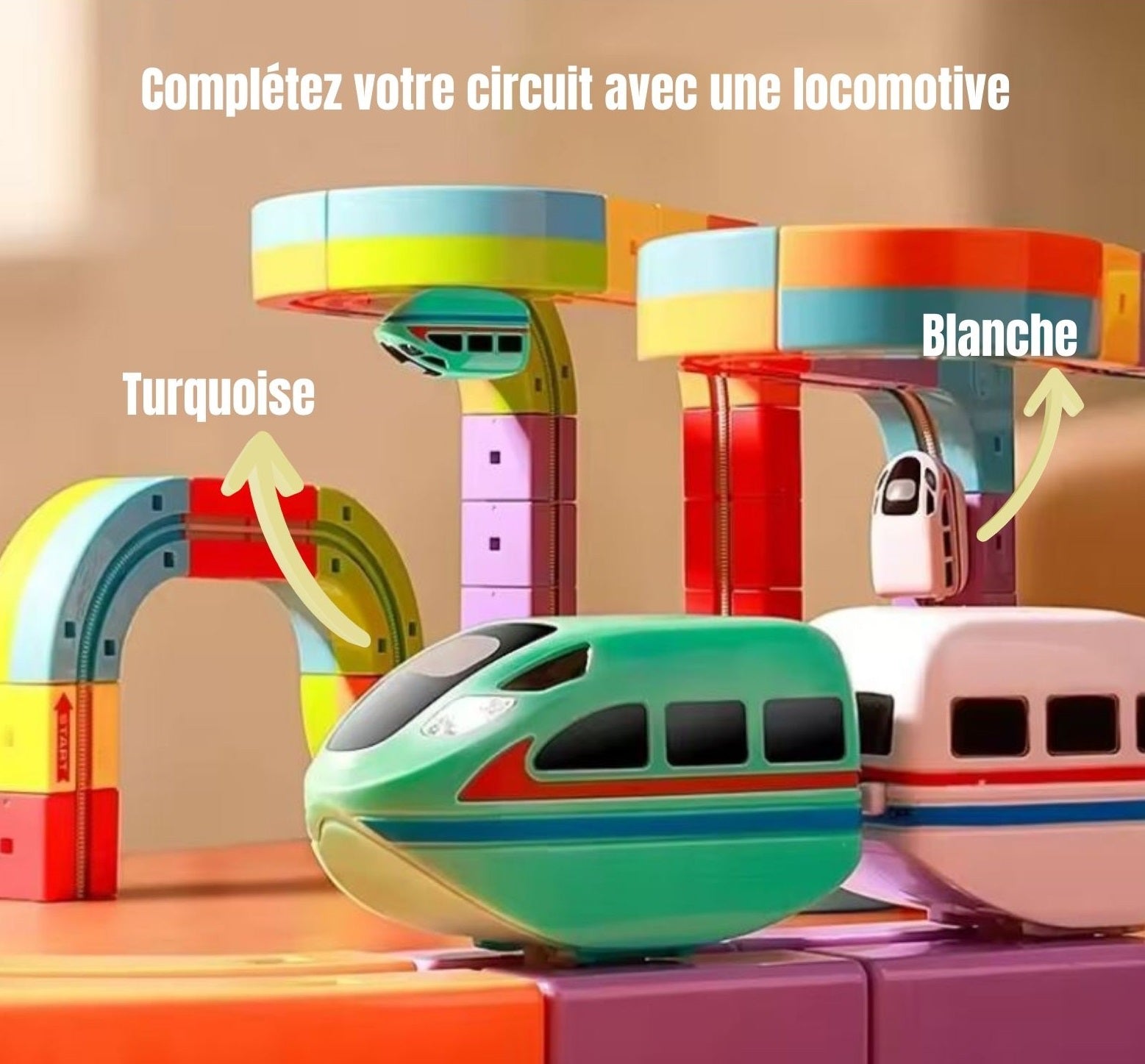 MagicTrain - Circuit 3D éducative et fun