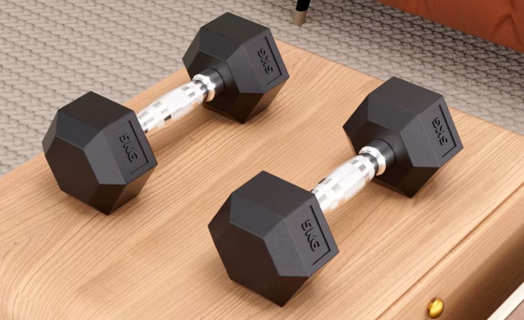 Paire d'Haltères Pro Hexagonaux - 4 à 10kg