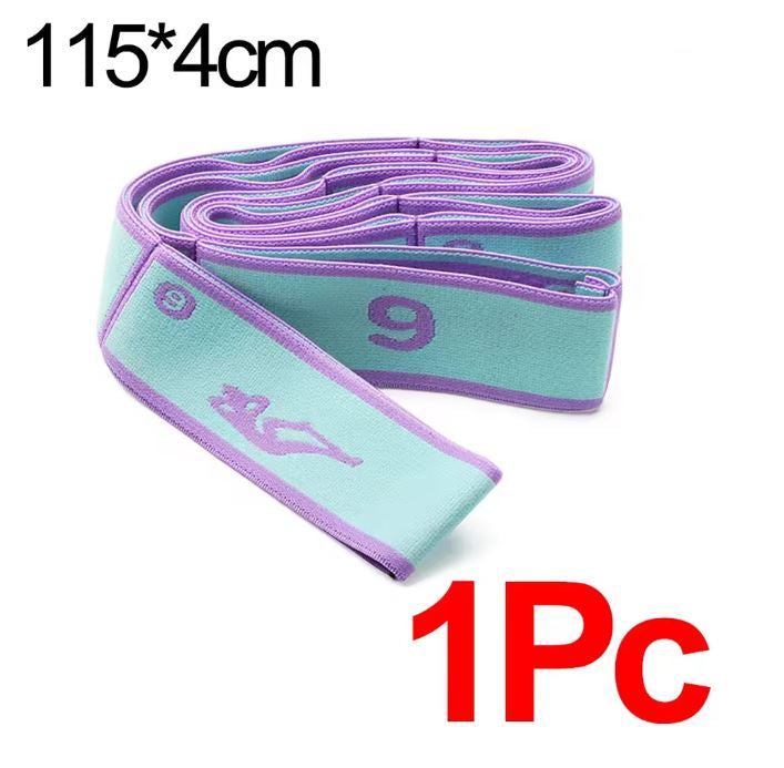 Sangle élastique 8 ou 9 niveaux pour étirements et renforcement