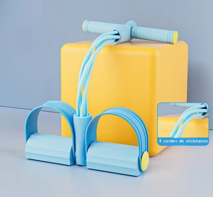 Corde de résistance multifonction, avec poignées et pédales