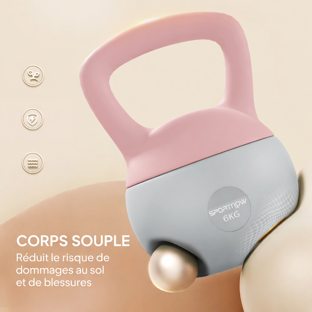 Kettlebell Élégance 4kg à 12kg