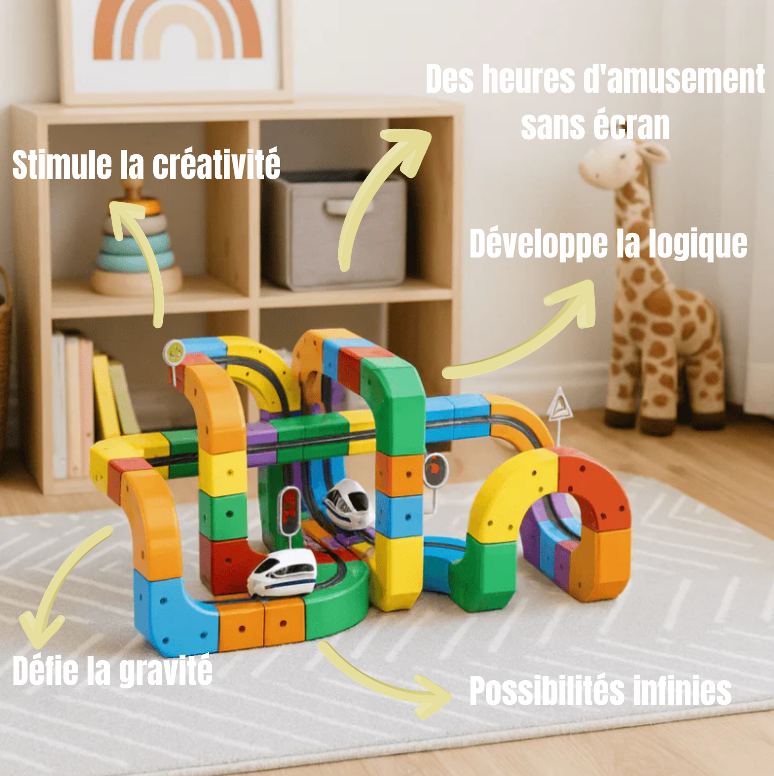 MagicTrain - Circuit 3D éducative et fun
