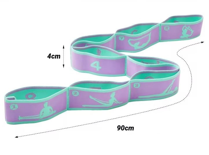 Sangle élastique 8 niveaux pour étirements et renforcement