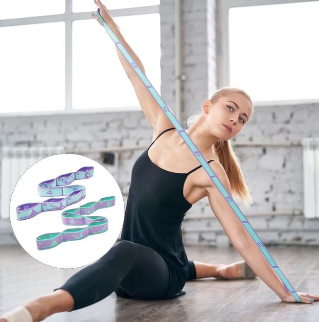 Sangle élastique 8 niveaux pour étirements et renforcement