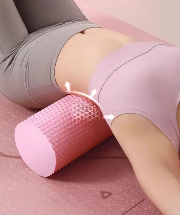 Rouleau "plein" pour Yoga, Pilate, Massage - 30cm x 9,5cm