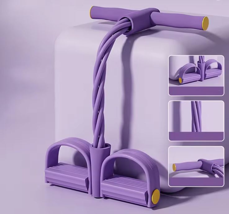 Corde de résistance multifonction, avec poignées et pédales