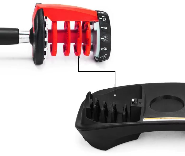 Haltère réglable de 2,5kg à 24kg