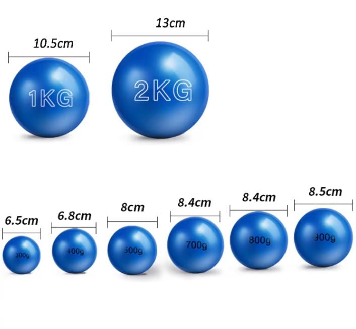 Balle lestée - De 300g à 2kg